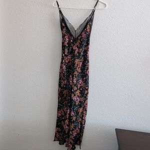 Victoria's Secret Black Floral Maxi Dress